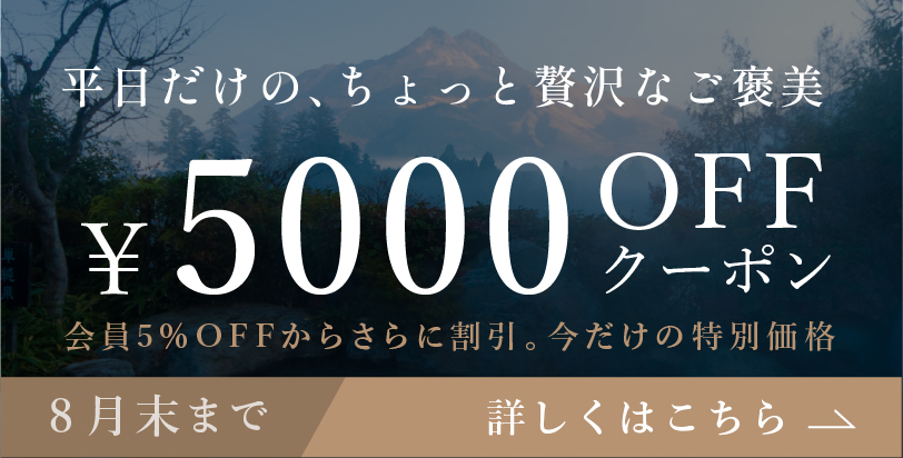 平日限定5,000円OFFクーポン
