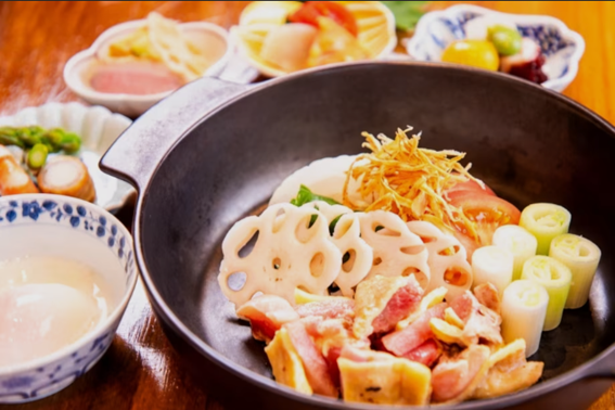 【【夏季限定】夏野菜が彩る、豊後地鶏すき焼き会席プラン＜１泊２食付＞